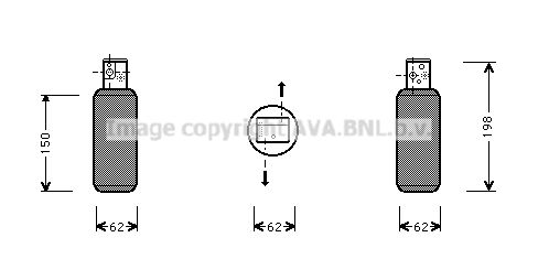 AVA QUALITY COOLING Kuivain, ilmastointilaite SBD044